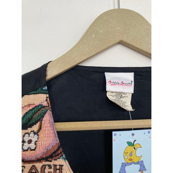 Vintage 90s Bobbie Brooks Fruit Tapestry Vest - Picture 5 of 6